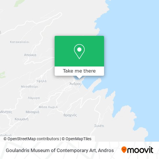 Goulandris Museum of Contemporary Art map