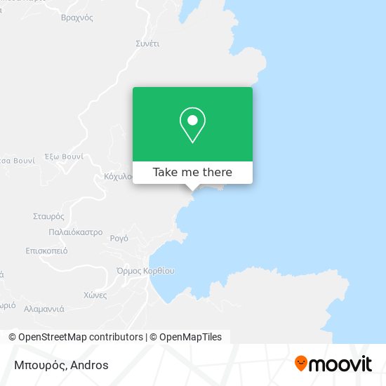 Μπουρός map