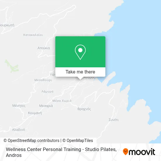 Wellness Center Personal Training - Studio Pilates map