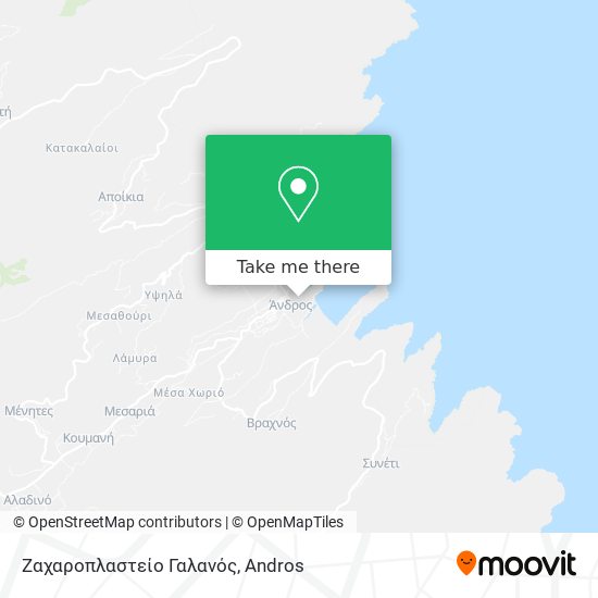 Ζαχαροπλαστείο Γαλανός map