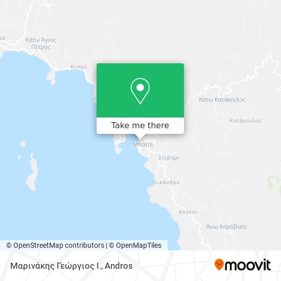 Μαρινάκης Γεώργιος Ι. map