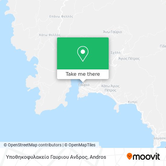 Υποθηκοφυλακείο Γαυριου Ανδρος map