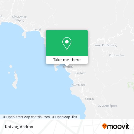 Κρίνος map