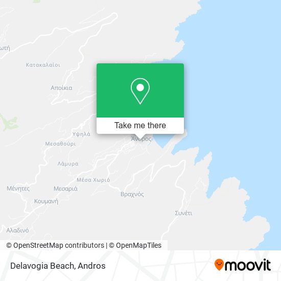 Delavogia Beach map