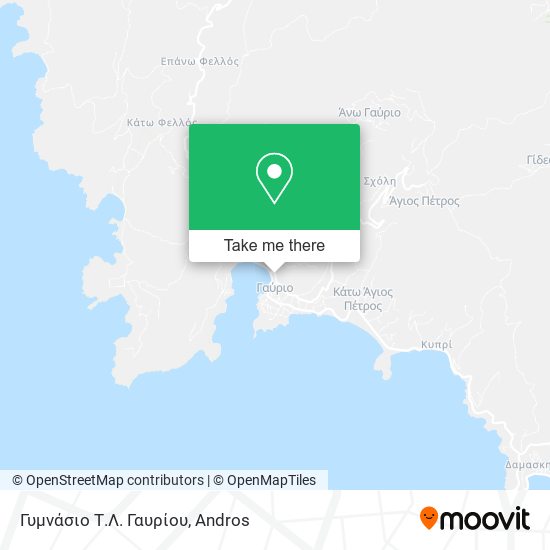 Γυμνάσιο Τ.Λ. Γαυρίου map