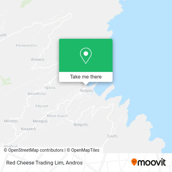 Red Cheese Trading Lim map
