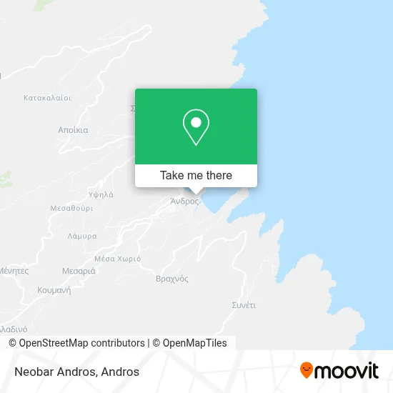 Neobar Andros map
