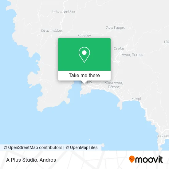 A Plus Studio map