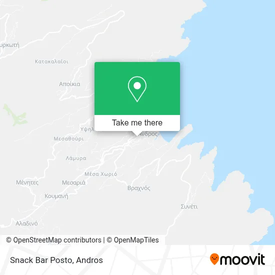 Snack Bar Posto map