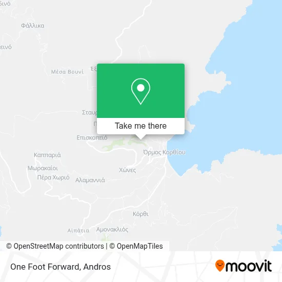 One Foot Forward map