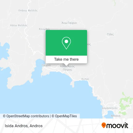 Isida Andros map
