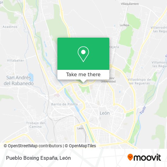 Pueblo Boxing España map