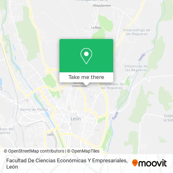 mapa Facultad De Ciencias Económicas Y Empresariales