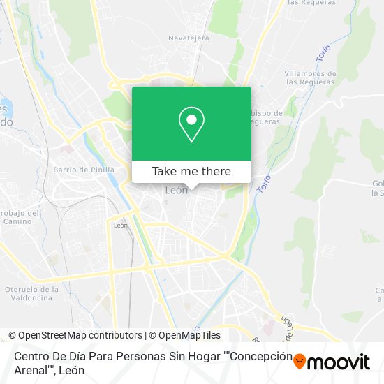 Centro De Día Para Personas Sin Hogar ""Concepción Arenal"" map