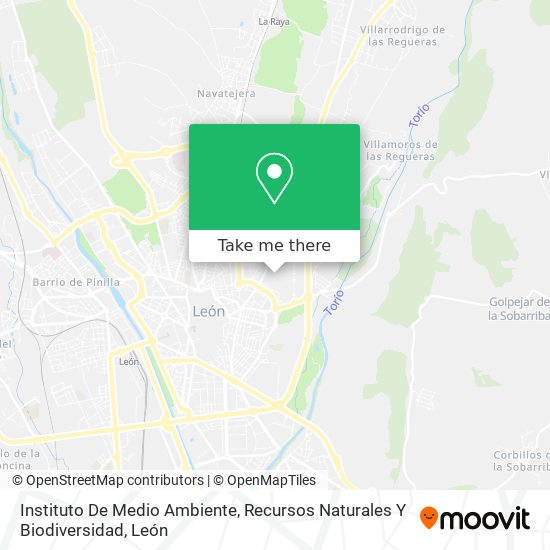 Instituto De Medio Ambiente, Recursos Naturales Y Biodiversidad map