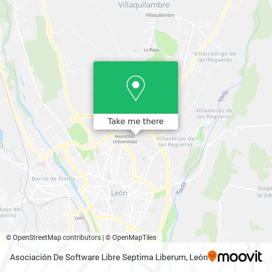 Asociación De Software Libre Septima Liberum map