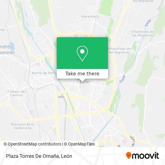 Plaza Torres De Omaña map