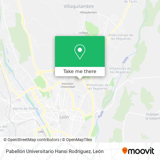 Pabellón Universitario Hansi Rodríguez map