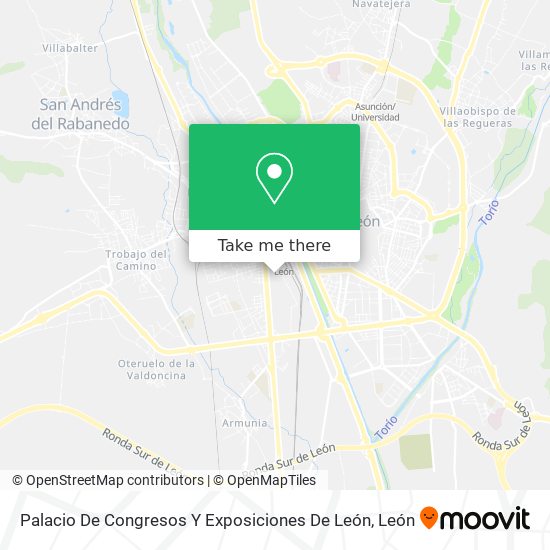 Palacio De Congresos Y Exposiciones De León map