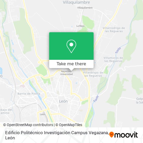 Edificio Politécnico Investigación Campus Vegazana map