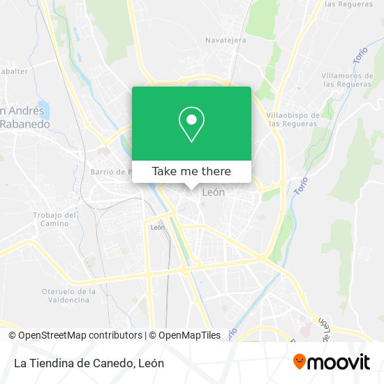 La Tiendina de Canedo map