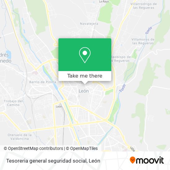 Tesoreria general seguridad social map