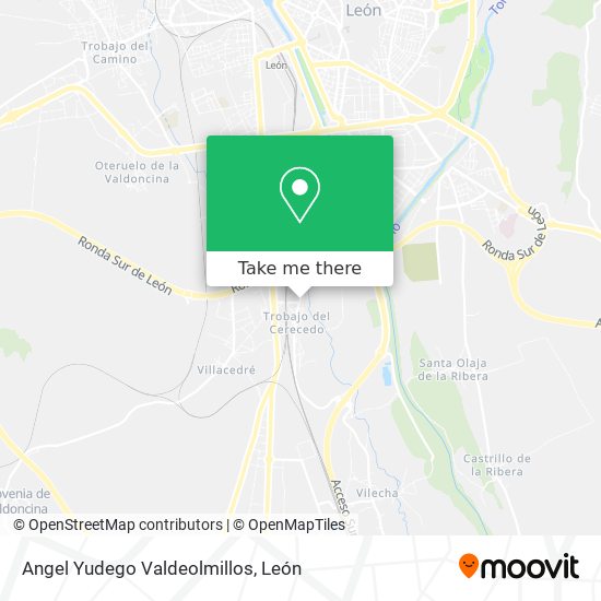 Angel Yudego Valdeolmillos map