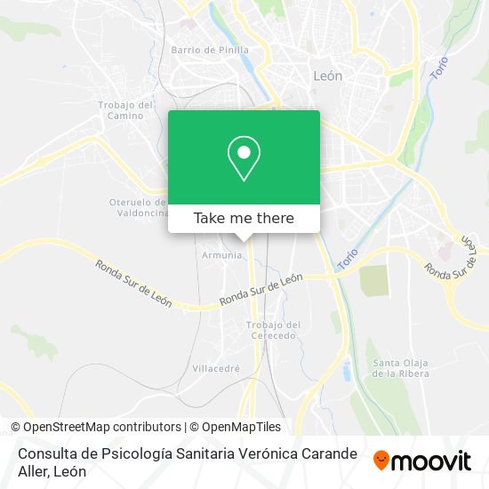 Consulta de Psicología Sanitaria Verónica Carande Aller map