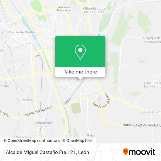 Alcalde Miguel Castaño.Fte.121 map