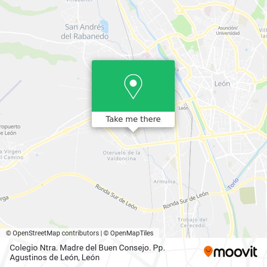 Colegio Ntra. Madre del Buen Consejo. Pp. Agustinos de León map