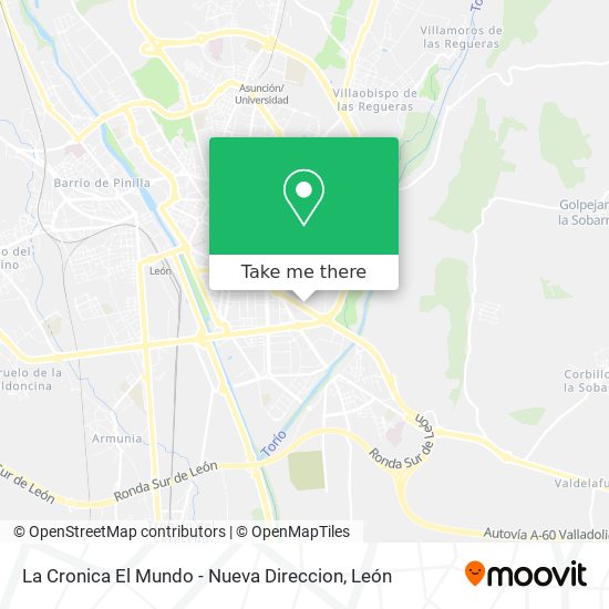La Cronica El Mundo - Nueva Direccion map