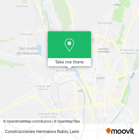 Construcciones Hermanos Rubio map