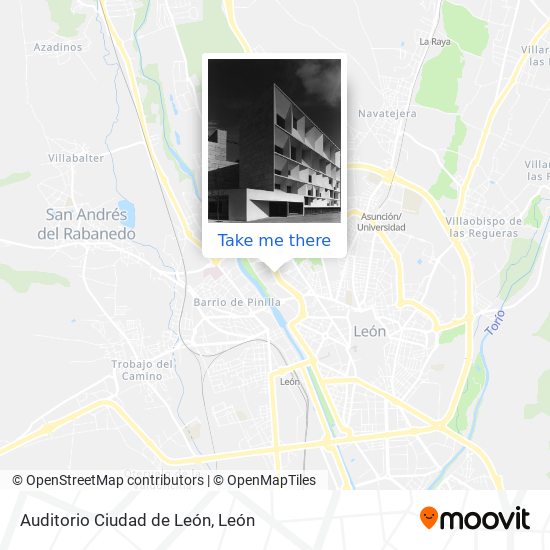 Auditorio Ciudad de León map