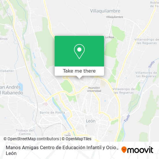 Manos Amigas Centro de Educación Infantil y Ocio. map