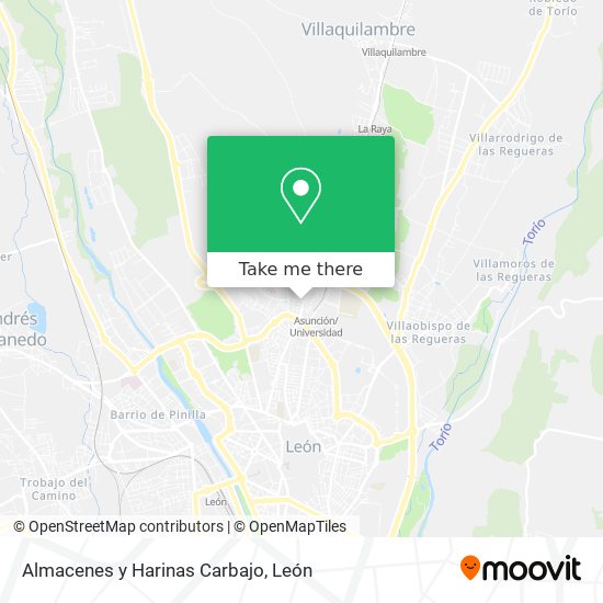 Almacenes y Harinas Carbajo map