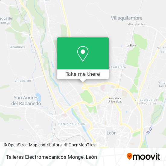 mapa Talleres Electromecanicos Monge