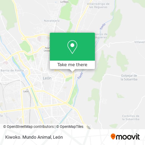 Kiwoko. Mundo Animal map