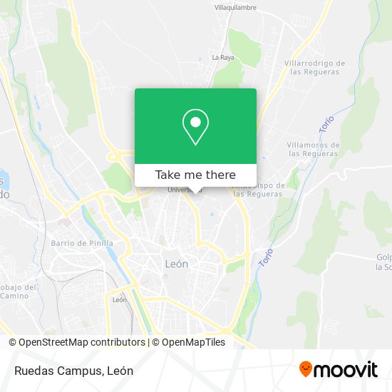 Ruedas Campus map