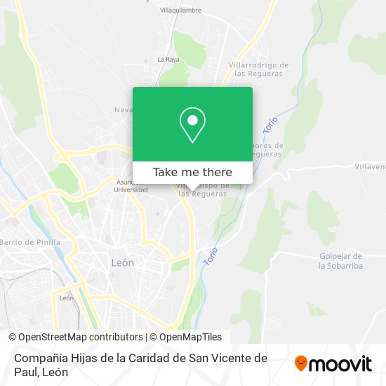 Compañía Hijas de la Caridad de San Vicente de Paul map