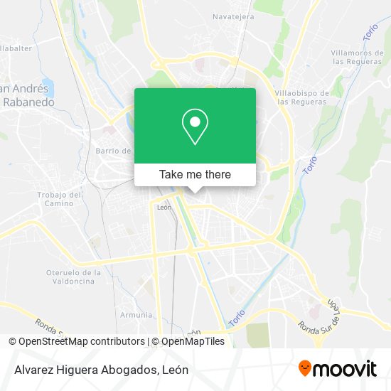 mapa Alvarez Higuera Abogados