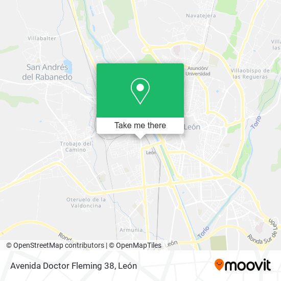 Avenida Doctor Fleming 38 map