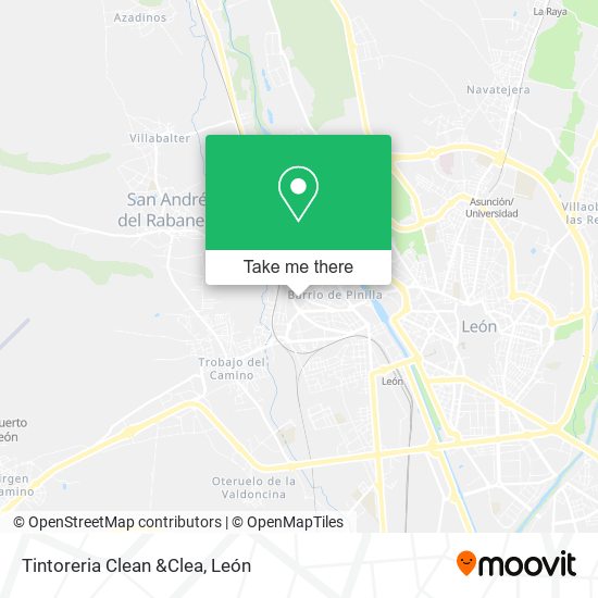 Tintoreria Clean &Clea map