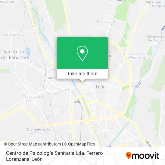 Centro de Psicología Sanitaria Lda. Ferrero Lorenzana map