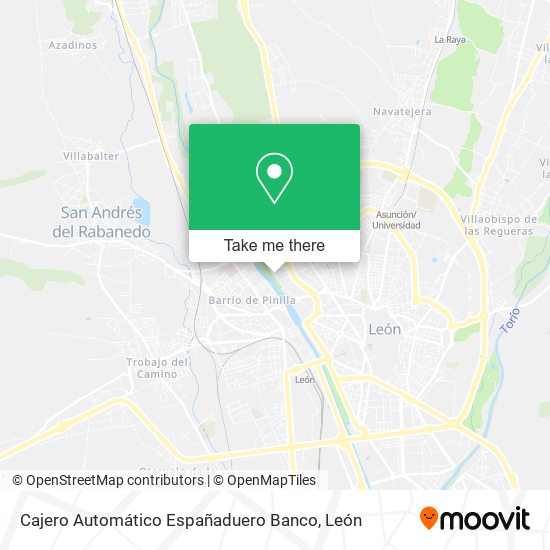 Cajero Automático Españaduero Banco map