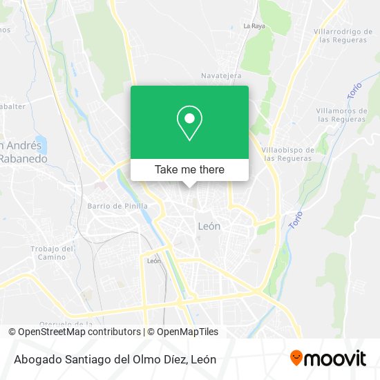 Abogado Santiago del Olmo Díez map