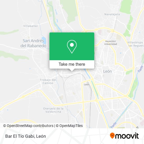Bar El Tío Gabi map
