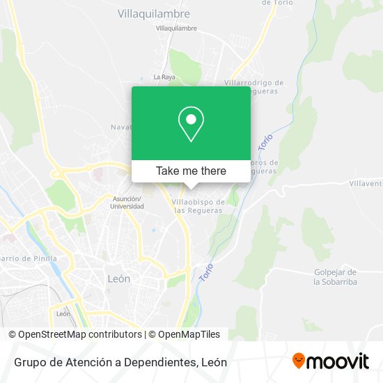 Grupo de Atención a Dependientes map