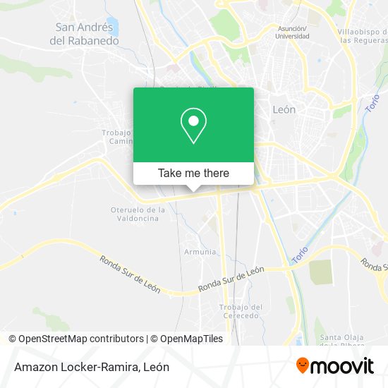 Amazon Locker-Ramira map