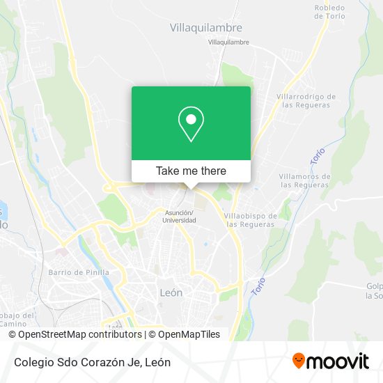 Colegio Sdo Corazón Je map