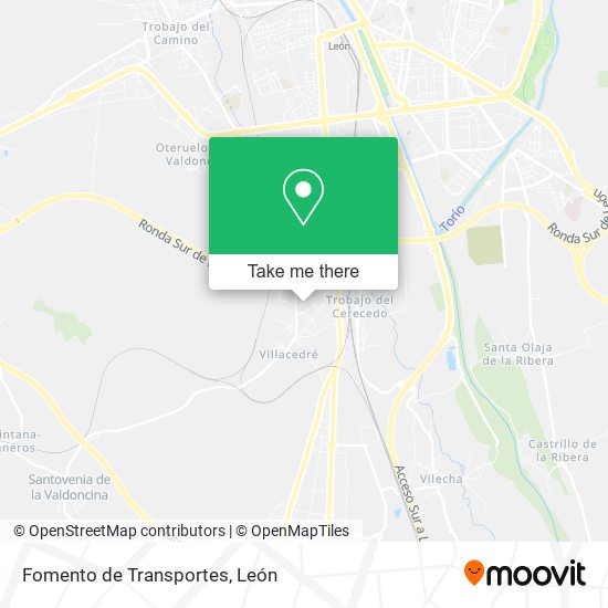 Fomento de Transportes map
